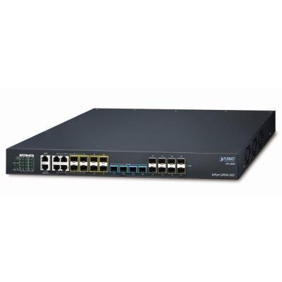 PLANET GPON OLT 2.5G, 8x PON, 4x1Gb + 4x1Gb SFP + 4x10Gb SFP+