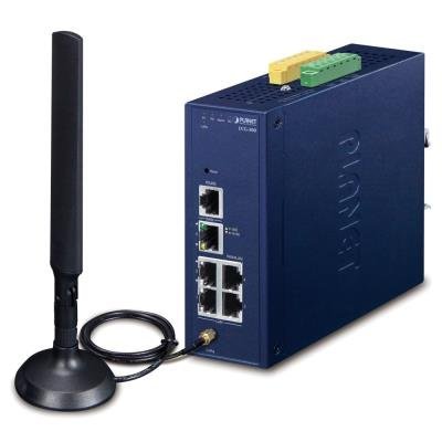 Planet LCG-300 IoT LoRaWAN průmyslová brána, 5x LAN 1Gb, DIN, IP30, -40/+75C, 9-54VDC