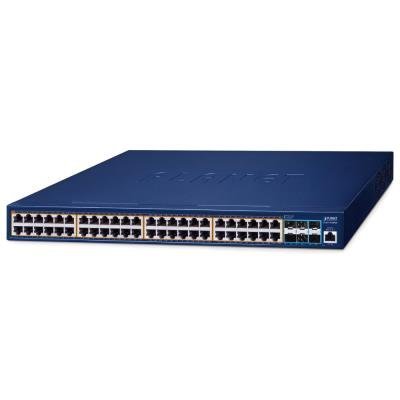 Planet GS-6311-48P6X switch L3, 48x1GE, 6x10G SFP+, PoE 802.3at 600W