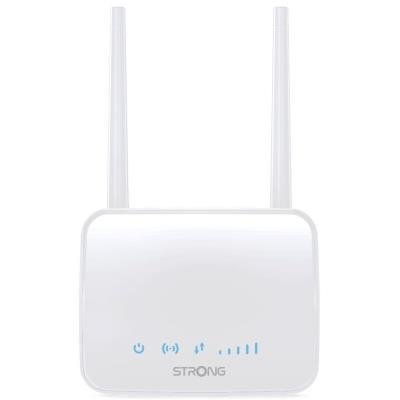 POŠKOZENÝ OBAL - STRONG 4G LTE router 350M/ Wi-Fi standard 802.11 b/g/n/ 300 Mbit/s/ 2,4GHz/ 1x LAN/ 1x SIM slot/ 2 odnímateln...