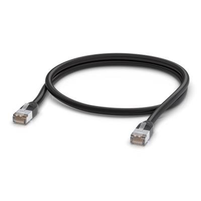 Ubiquiti UniFi patch cable outdoor - STP, Cat5e, black, length 1 m