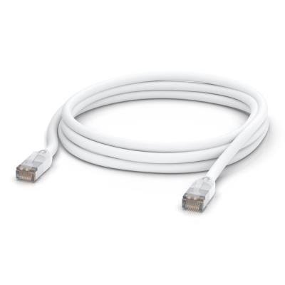 Ubiquiti UISP patch cable outdoor - STP, Cat5e, white, length 3 m