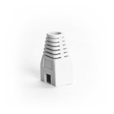 RJ45 connector plug cover white (cutout)