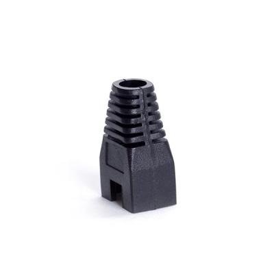 RJ45 connector plug cover black (cutout)