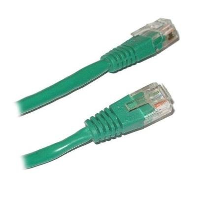 Patch kabel XtendLan CAT5E UTP 0,25m zelený