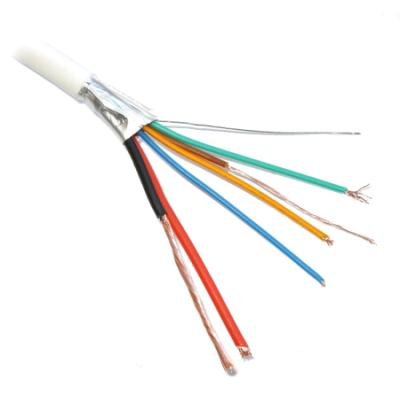 XtendLan Kabel pro EZS, lanko, 2x1mm2+4x0,22mm2, stíněný, PVC izolace, 200m balení 
