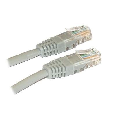 Patch kabel křížený Cat 5e UTP 2m - šedý