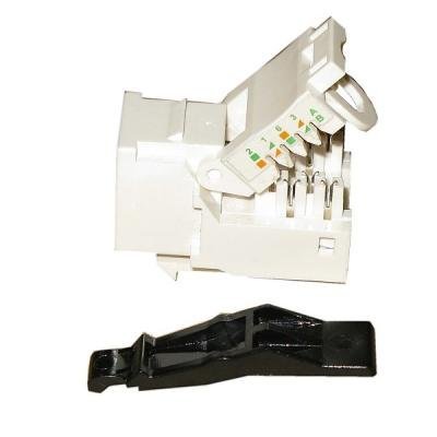 XtendLan Keystone jack RJ45, CAT5e, zaklapávací, instalace bez nástrojů, bílý, pouze do zásuvek