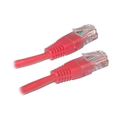 Patch kabel Cat 6 UTP 0,25m - červený