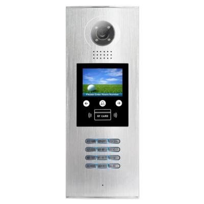 XtendLan Dveřní stanice 2-drát D2/ číselník/ zápustná montáž/ RFID 125kHz/ LCD menu