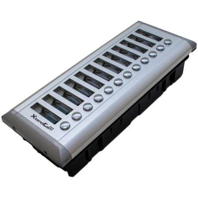 XtendLan Rozšiřující panel pro DPC-D211S/ 12x zvonek/ zápustná montáž