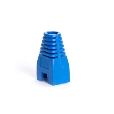 RJ45 connector plug cover blue (cutout)