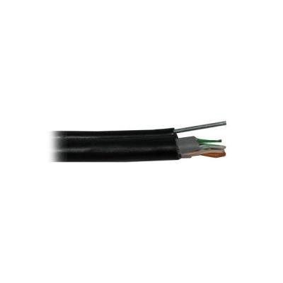 Kabel FTP, drát, 4pár, Cat 5e, PE+PVC venkovní dvouplášť, ocelové nosné lanko, Fca (balení 500m)