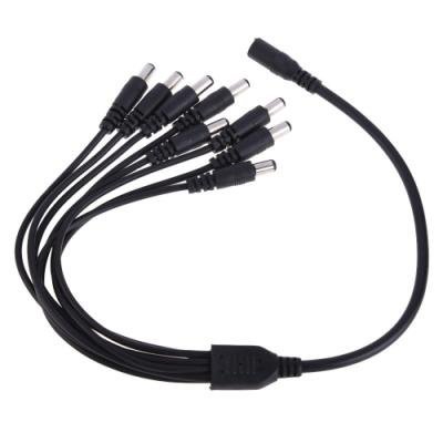 Napájecí kabel/splitter 1 na 8, jack 2,1mm