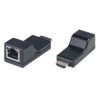XtendLan CAT5E HDMI extender, vysílač+přijímač do 40-70m, 1080p/i, po jednom CAT5E/CAT6 kabelu, HDMI 1.3