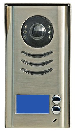 XtendLan Dveřní telefon D2, 2x zvonček,CCD 1/3", IP45