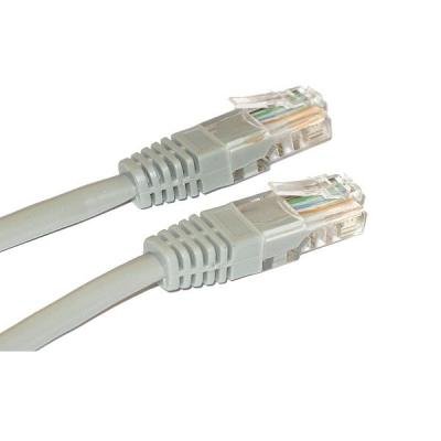Patch kabel Cat 5e UTP 2m - šedý LYNX, baleno po 10ks, cena za 1ks