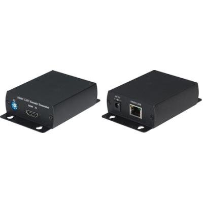 ROZBALENÉ - CAT5 HDMI extender, vysílač+přijímač, 40-70m 1080p/i, po jednom CAT5E/CAT6 kabelu, HDMI 1.3 - výprod