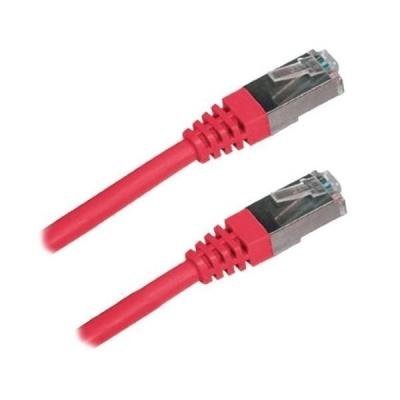 Patch kabel Cat 6A SFTP LSFRZH  0,3m - červený