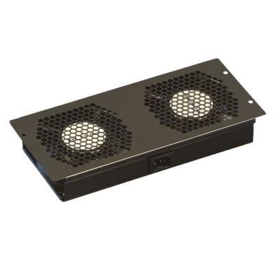 XtendLan Ventilace pro stojanové rozvaděče Telco hloubky 600,800,1000,1200mm, 2x ventilátor