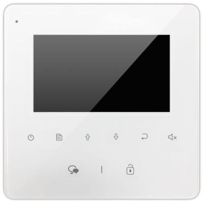 XtendLan Bytový monitor 2-drát D2/ LCD 4,3" 480x272/ CZ menu/ bílo-šedý