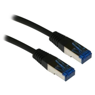 Patch kabel Cat 6A SFTP LSFRZH 1m - černý