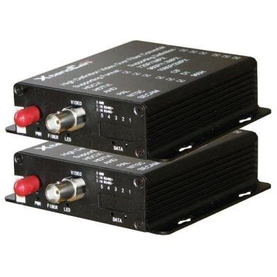 XtendLan HD-CVI/AHD/TVI/PAL opto konvertor, až do 5Mpix, 1x Video, SC, single i multimode, pár