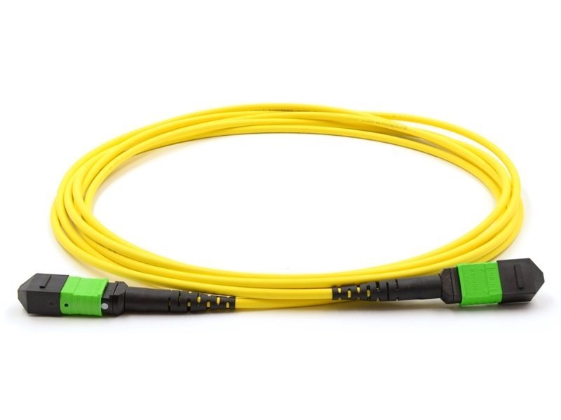 XtendLan FO patch MPO(f)-MPO(f), 2m, OS1, 12/12, kabel kulatý 3mm, křížený (Type B)