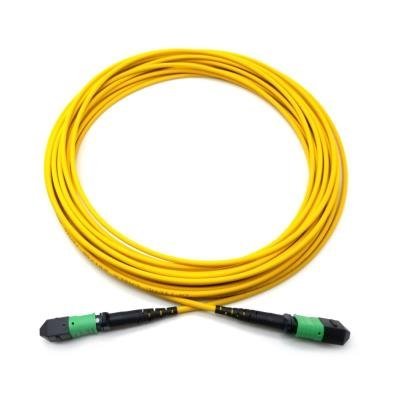 XtendLan FO patch MPO(f)-MPO(f), 5m, OS1, 12/12, kabel kulatý 3mm, přímý (Type A)