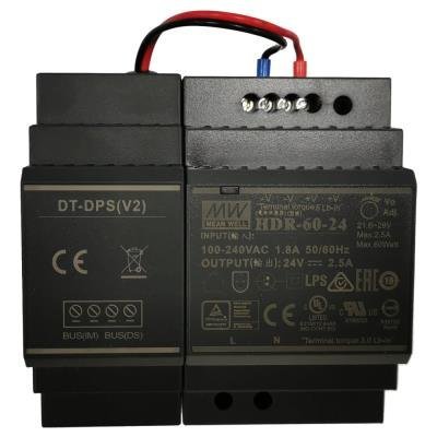 XtendLan Napájecí adaptér vč. injektoru pro D2 systém, montáž na DIN lištu, 28VDC/2,5A