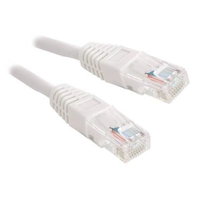 Patch kabel Cat 5e UTP 0,25m bílý