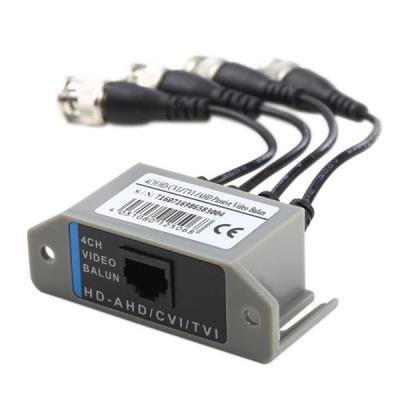 XtendLan Balun BNC/UTP, pasivní, 4x BNC, 75/100ohm, RJ45, do 8Mpix