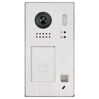 XtendLan Dveřní stanice Digital 2-drát/ 1x zvonek/ 2Mpix 170st/ IR/ dual RFID 125kHz a 13,56MHz/ povrchová montáž