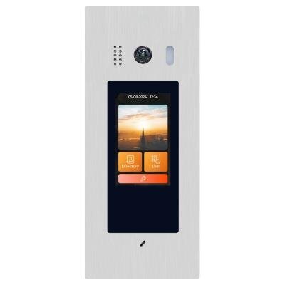 XtendLan Dveřní stanice Digital 2-drát/ 5" LCD/ 2Mpix 170st/ IR/ dualRFID 125kHz a 13,56MHz/ čtečka prstu/ zápustná mnt.