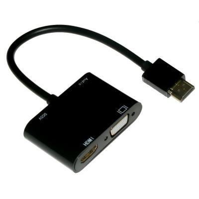 XtendLan adaptér HDMI na VGA a HDMI