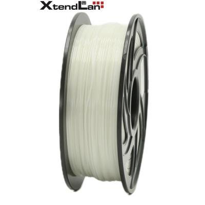 XtendLAN PLA filament 1,75mm průhledný bílý/natural 1kg