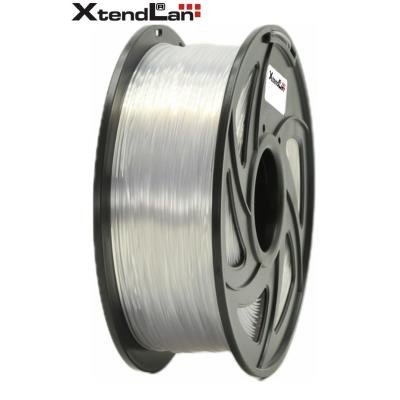 XtendLAN PETG filament 1,75mm průhledný bílý/natural 1kg