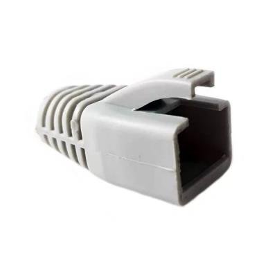 RJ45 connector plug cover grey (cutout)CAT7(6A)