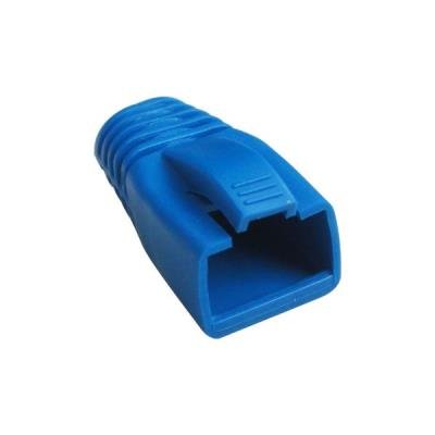 RJ45 connector plug cover blue (cutout)CAT7(6A)