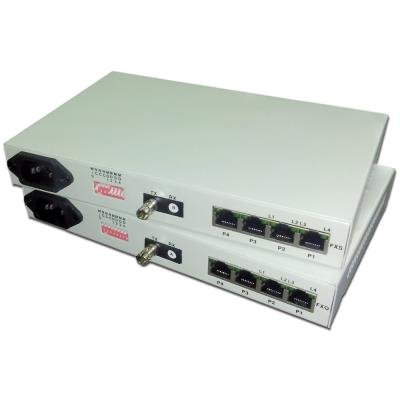XtendLan Optický konvertor, 4x telefonní linka, FXO - FXS, cena za pár