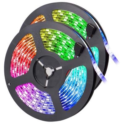 Wi-Fi chytrý LED pásek 24W / 10m / 300 LED diod / RGB / IP65 / Music / IR / Tuya 