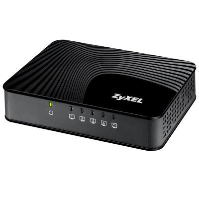 ZyXEL GS-105SV2-EU0101F/ 10/100/1000Mb/ 3 QoS porty/ 802.3az (Green)/desktop/plastový kryt