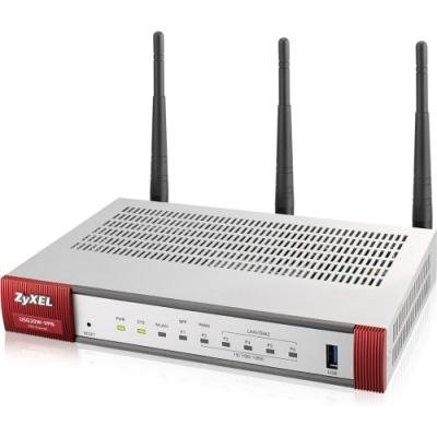 ZyXEL USG20W-VPN Wireless AC Firewall, 10x VPN (IPSec/L2TP), 5x SSL, 1x WAN, 1x SFP, 4x LAN/DMZ, 1x USB