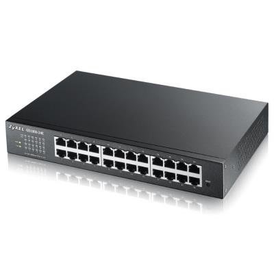 ZyXEL GS1900-24E v3, 24-port GbE L2 Smart Switch, rackmount, fanless