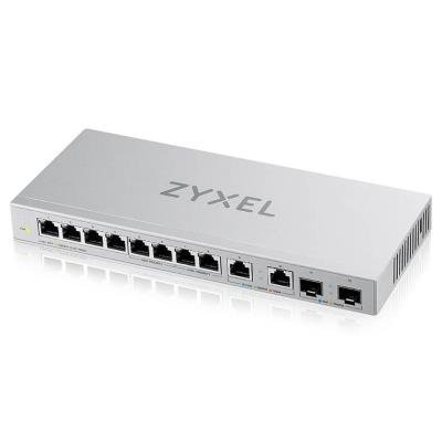ZyXEL XGS1010-12,8-Port Gigabit Unmanaged Switch with 8-Port 1G + 2-Port 2.5G + 2-Port SFP+