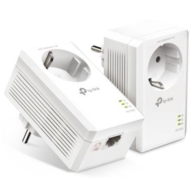 TP-Link TL-PA7017P KIT - AV1000 Gigabit Passthrough Powerline Starter Kit