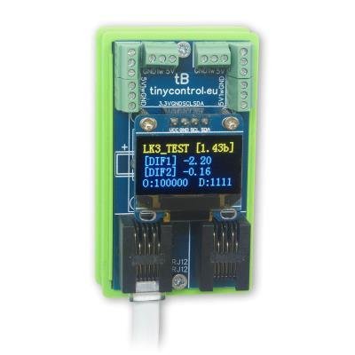 TINYCONTROL rozšiřující modul pro OLED displej pro LAN ovladač v3