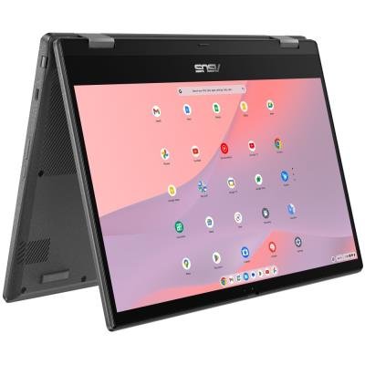 ASUS Chromebook CM14/ MediaTek Kompanio 520/ 4GB DDR4/ 64G eMMC/ ARM Mali-G52 MC2/ 14"FHD,touch/ Chrome OS/ šedý