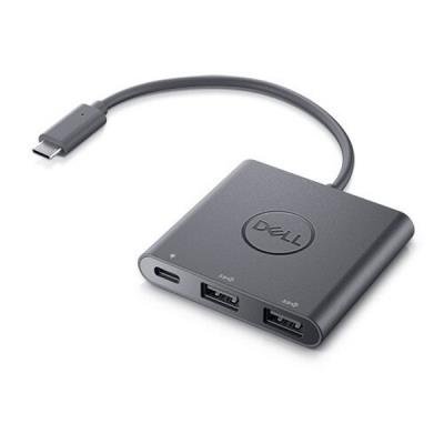 Dell adaptér USB typ C na 2x USB typ A a USB typ C