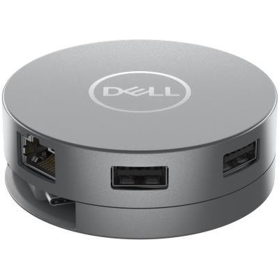 DELL mobilní adaptér DA305/ USB-C/ na HDMI/ DisplayPort/ Ethernet RJ-45/ 2x USB 3.1/ replikátor portů